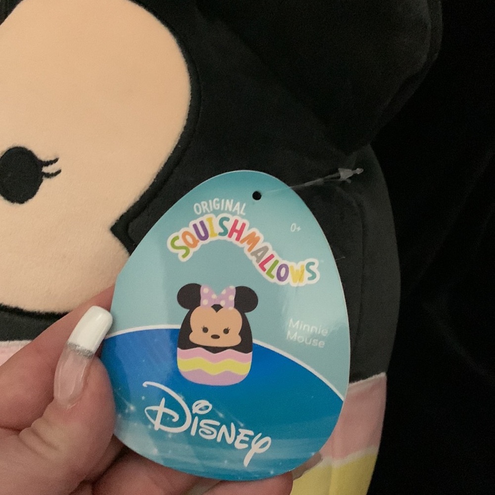 Disney Squishmallow Minnie Mouse Easter 10” Rare Limited Edition New with Tags - Picture 4 of 7